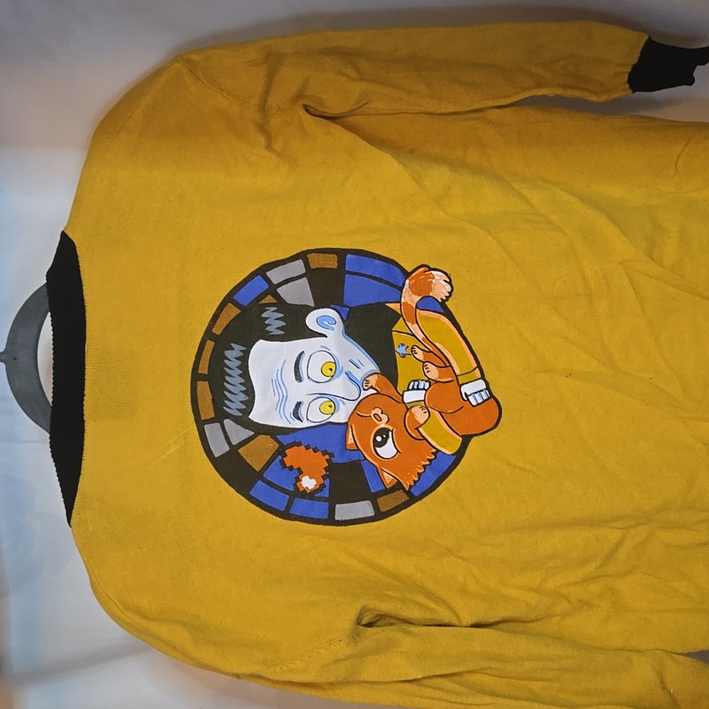 Loot Crate exclusive Star Trek yellow cardigan.